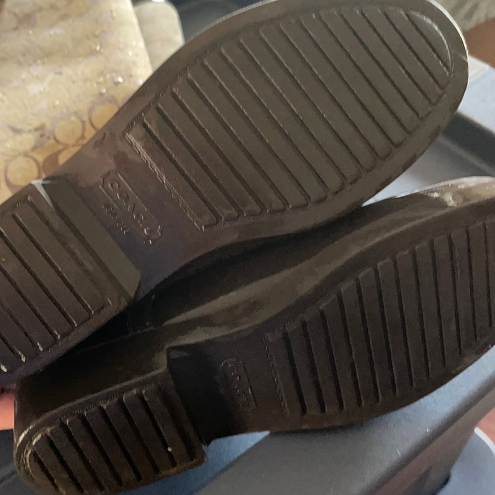 Coach Brown Rain Boots - Picture 2 of 3